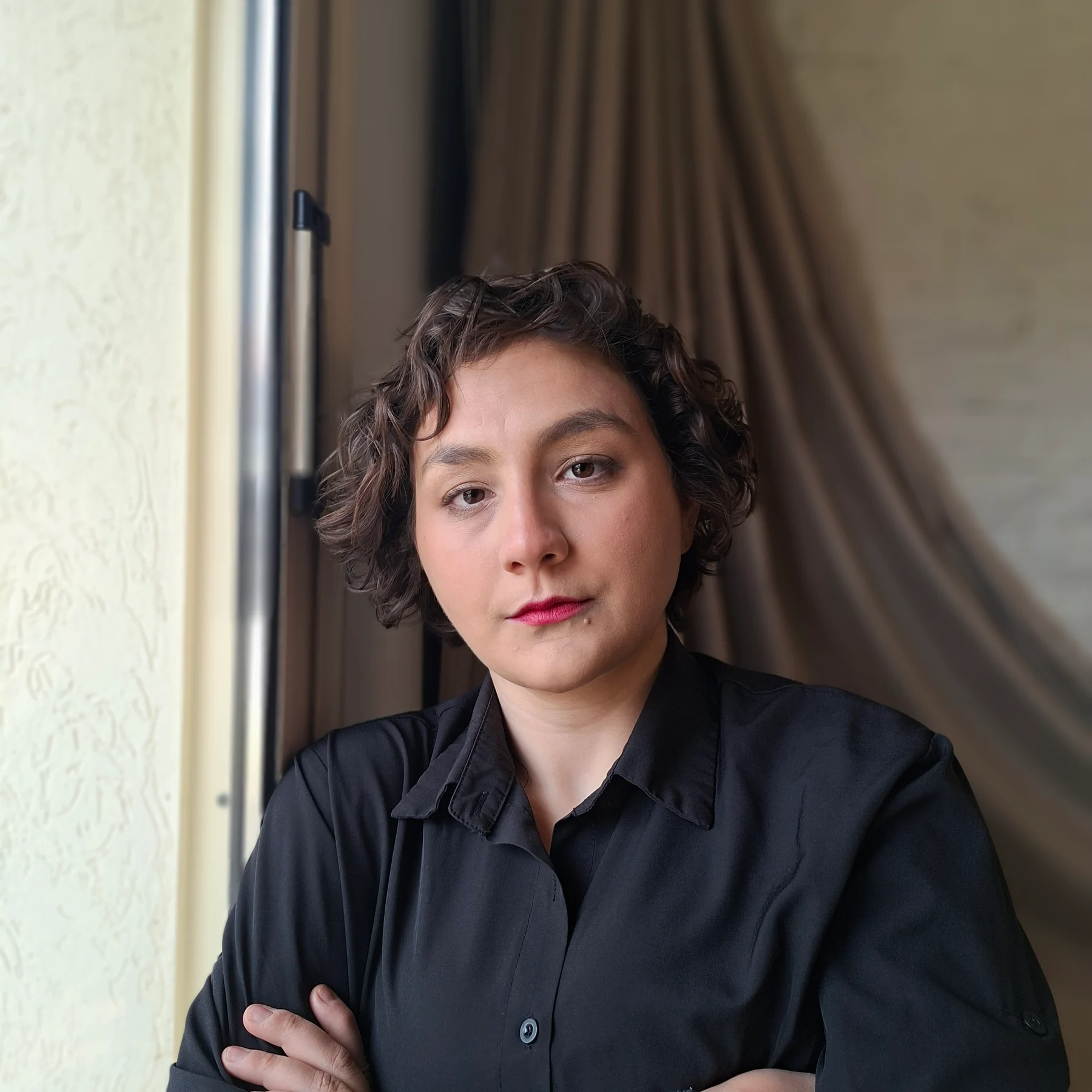 Eleni Aristeidou comedian portrait