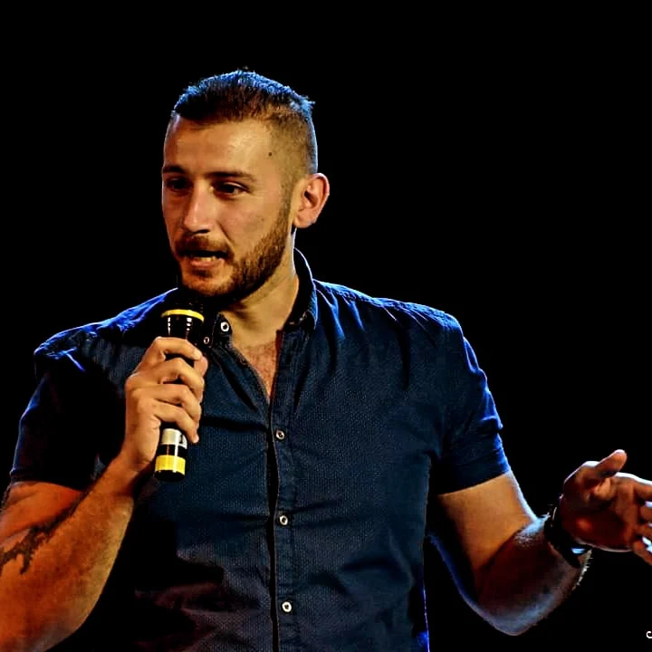 Giorgos Fellas comedian portrait
