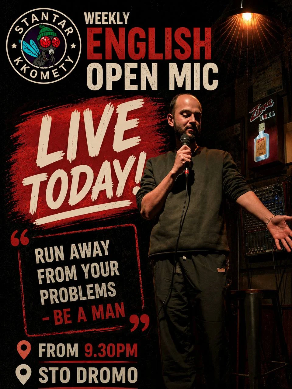 Marin Marinov comedian portrait