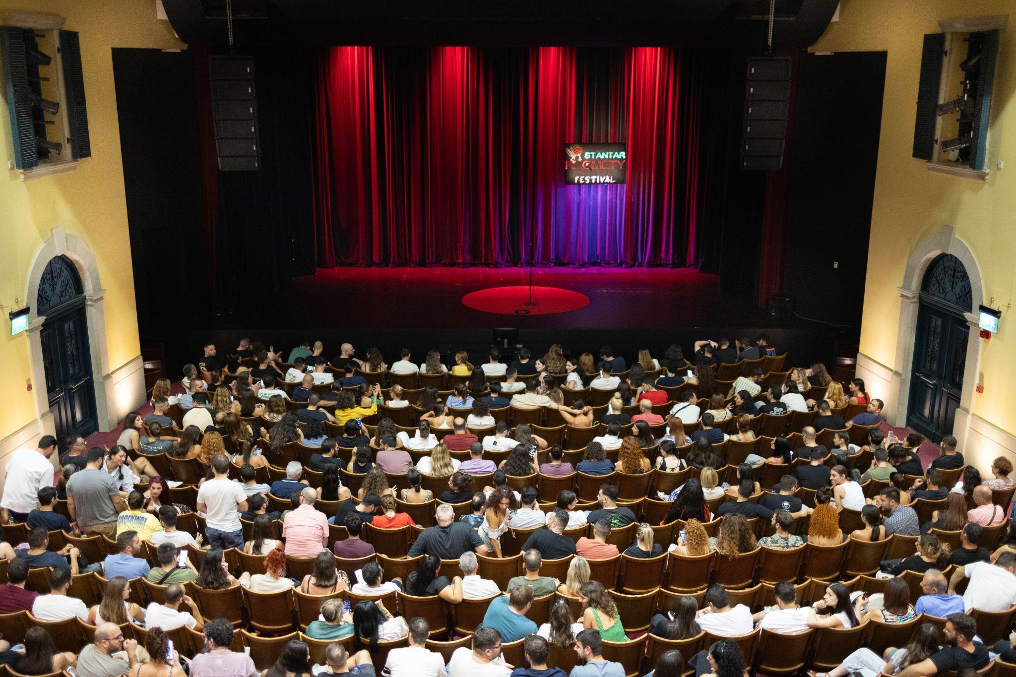 Audience inside Rialto Theatre during the first Stantar Kkomety festival